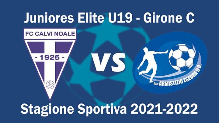 Calcio Armistizio Esedra don Bosco 16^ giornata Juniores Elite U19 Girone C Stagione Sportiva 2021-2022